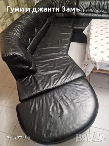 Кожен диван+ маса +шкаф+шкаф+TV  0888 226606 , снимка 4 - Дивани и мека мебел - 48164168