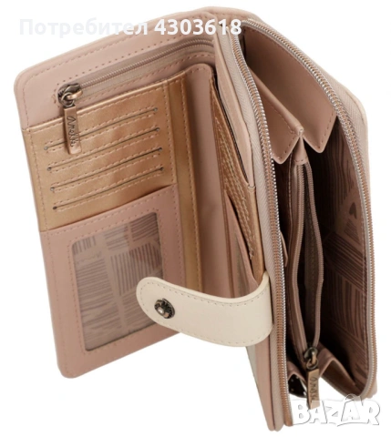 Дамски портфейл Аnekke Studio Nude със RFID защита, снимка 5 - Портфейли, портмонета - 53876229