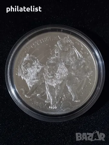 Света Елена 2024 - 1 паунд - Кибела и лъвовете , 1 OZ Сребърна монета , снимка 2 - Нумизматика и бонистика - 50099251