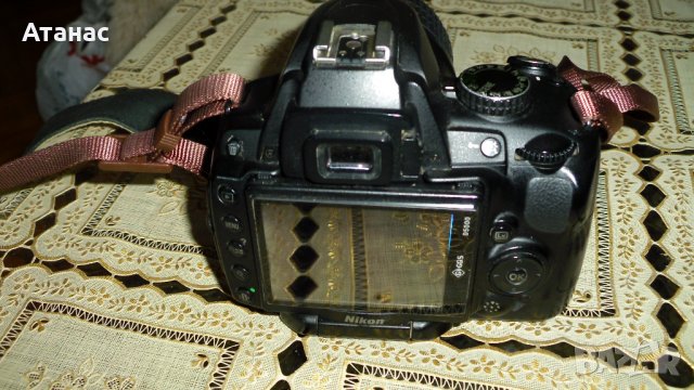 Фотоапарат NIKON D5000 + обектив NIKON AF-S 18-55mm DX, снимка 3 - Фотоапарати - 42155205