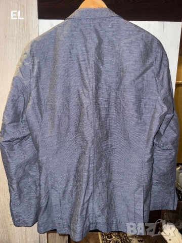 Ленено сако  BOSS, снимка 5 - Сака - 52352839