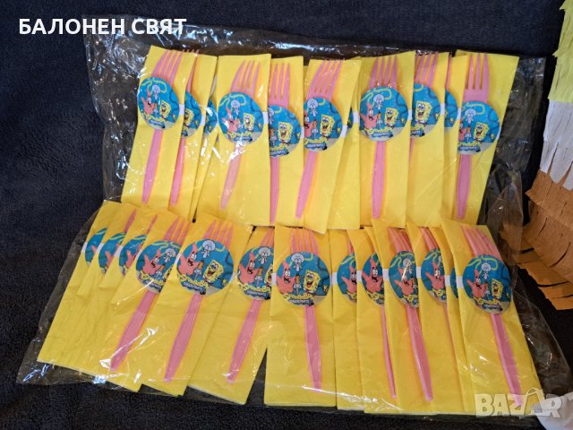 Тематичен Парти Комплект Спонджбоб **, снимка 4 - Други - 40729319