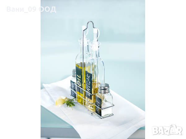 Оливерник 5 части стъкло/неръждаема стомана, снимка 5 - Аксесоари за кухня - 31135198