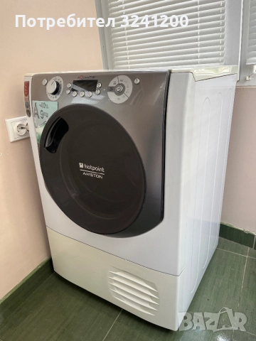 Сушилня за дрехи Hotpoint-Ariston Aqualtis AQC94F5T, снимка 2 - Сушилни - 52683204
