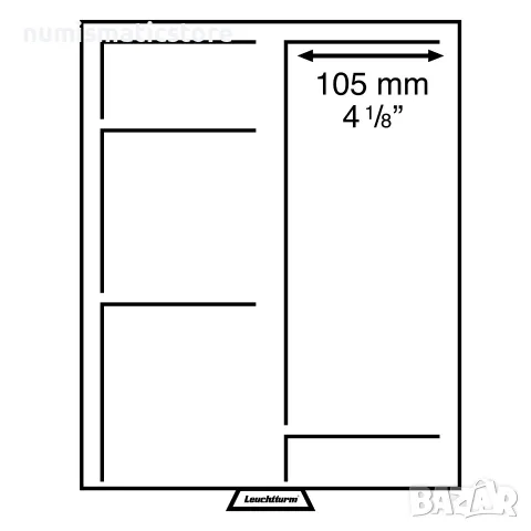 Leuchtturm MBXL VARIO с две отделения, снимка 2 - Колекции - 56338613