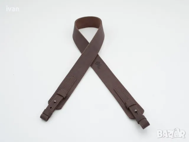 Ремък прав кафява кожа , снимка 2 - Оборудване и аксесоари за оръжия - 47772766