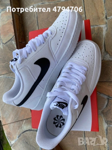 ЧИСТО НОВИ Nike Court Vision Lo NN, EU 38.5 (24.5см), снимка 4 - Маратонки - 54172697