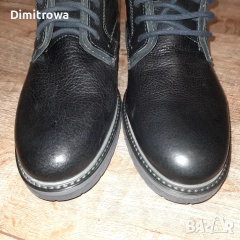 н.44 AM SHOE Mens Leather Lace Up Boots, снимка 8 - Мъжки боти - 47489158