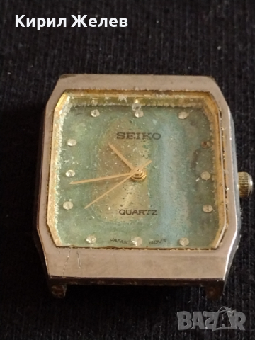 Стилен дамски часовник SEIKO QUARTZ JAPAN с кристали Сваровски интересен модел - 26889, снимка 7 - Дамски - 36548798