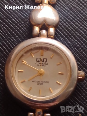 Дамски часовник Q&Q SUPERIOR QUARTZ WATER RESIST 30m. 1 mikron много красив 30219, снимка 2 - Дамски - 40881895