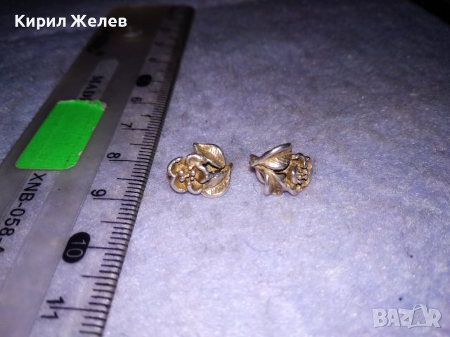 СТАРИННИ СРЕБЪРНИ ОБЕЦИ - РОЗИЧКИ СРЕБРО 925 ИЗКЛЮЧИТЕЛНО ФИНА МАЙСТОРСКА РЪЧНА АРТ ИЗРАБОТКА 34431, снимка 2 - Обеци - 39653909
