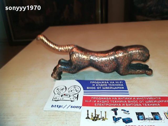 ягуар-котка-метална запалка-15х6х3см, снимка 10 - Колекции - 29827253