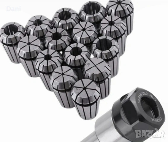 Комплект 16бр. цанги Er 20, 1-13 мм, снимка 2 - Други инструменти - 54131031