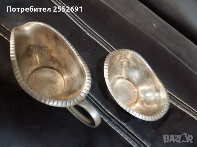 Посребрени съдчета, снимка 1 - Антикварни и старинни предмети - 35138528