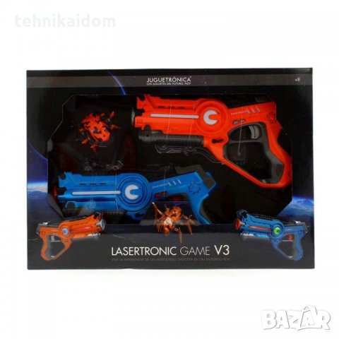 Детски пистолети 2 броя с бръмбар Lasertronic Game V3 без зарядно, снимка 1 - Други - 34518844