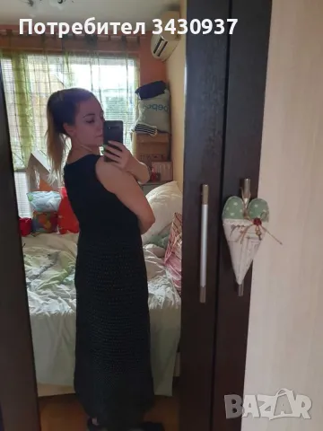 Рокля с v- образно деколте, снимка 2 - Рокли - 49087486