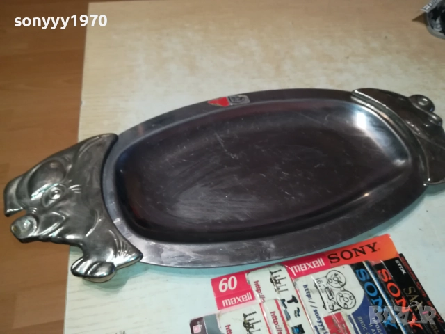 СВИНЯ-ИНОКС-46Х21СМ 2609251603, снимка 11 - Антикварни и старинни предмети - 51848218