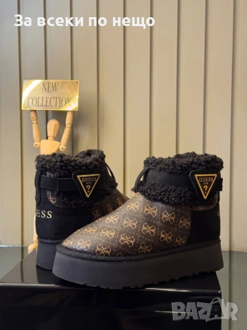 Guess Дамски Зимни Меки И Топли Боти Гес - Налични Различни Цветове Код E1173, снимка 15 - Дамски боти - 53226861