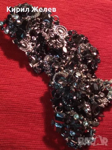 ЕФЕКТНА АР НУВО СТИЛ КРИСТАЛНА ОГЪРЛИЦА НАКИТ УКРАШЕНИЕ 47322, снимка 12 - Колиета, медальони, синджири - 47296231