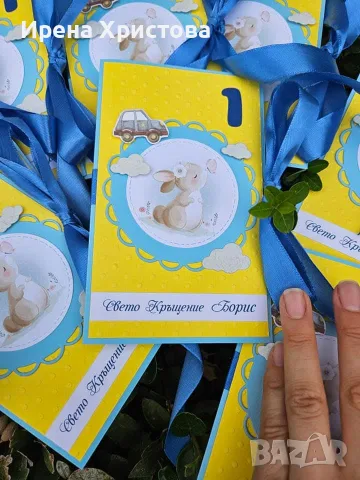 Комплект за кръщене, снимка 7 - Подаръци за кръщене - 56333666
