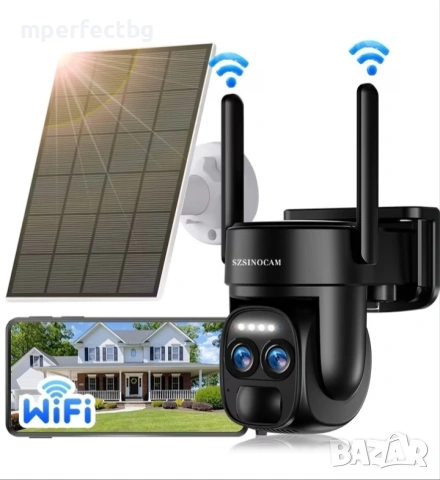 5 МРХ Камера за видеонаблюдение соларна камера камера с соларен панел 