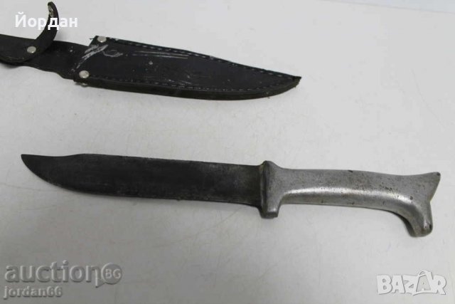 Ловен нож с алуминиева дръжка, снимка 5 - Антикварни и старинни предмети - 38764375