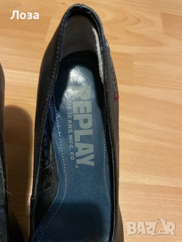 Дамски кожени обувки Replay - original, снимка 2 - Дамски обувки на ток - 52858764