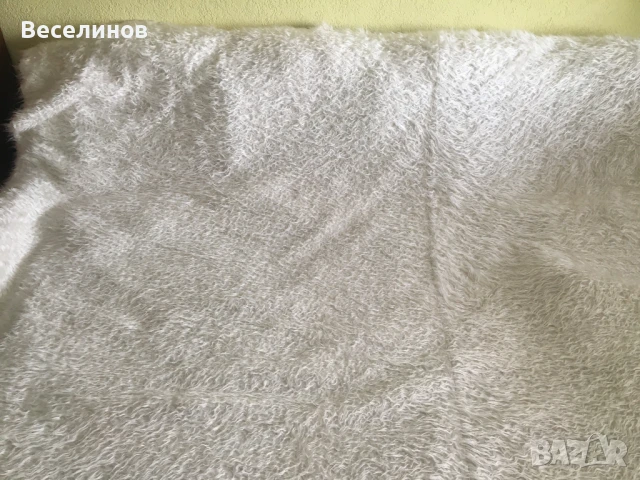 Употребяван вълнен китеник/губер, снимка 2 - Покривки за легло - 50571054