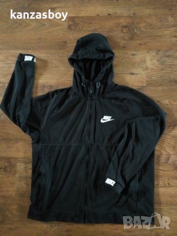 Nike AV15 Fleece AOP Hoodie - страхотно мъжко горнище ХЛ, снимка 6 - Спортни дрехи, екипи - 39580625