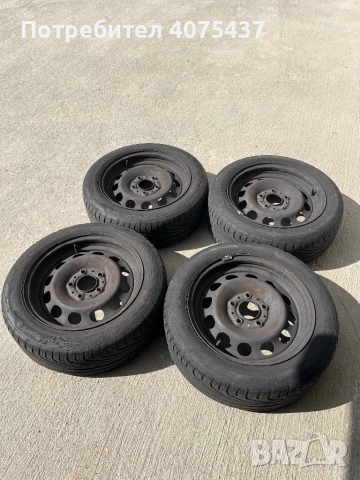 Железни джанти с гуми за BMW 16 цола, снимка 3 - Гуми и джанти - 52267864