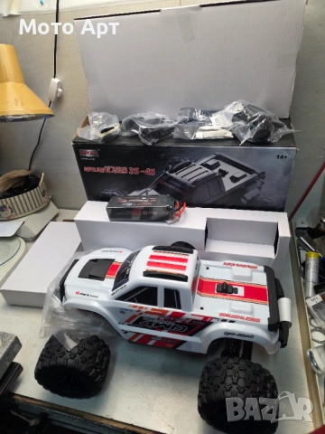 RC Количка MJX Hyper Go 10208 1/10 90KM/H Brushless RC Car 4WD - Нова, снимка 6 - Електрически играчки - 51881789