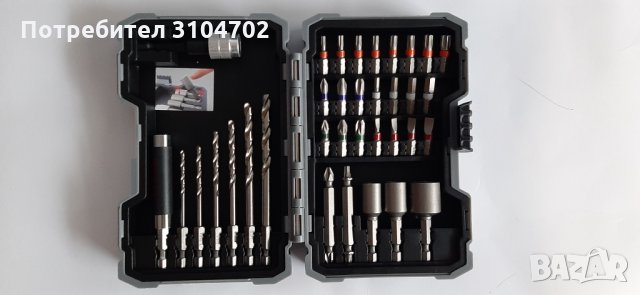 Bosch Metal Pro-mix, комплект свредла и битове 35 части Extra hard 2607017328, снимка 4 - Куфари с инструменти - 34343466