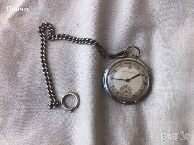 стар джобен "CHRONOMETRE" с кюстек, снимка 4 - Антикварни и старинни предмети - 44445217