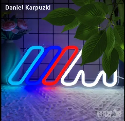 BMW M-power светеща табела, снимка 2 - Аксесоари и консумативи - 49341035