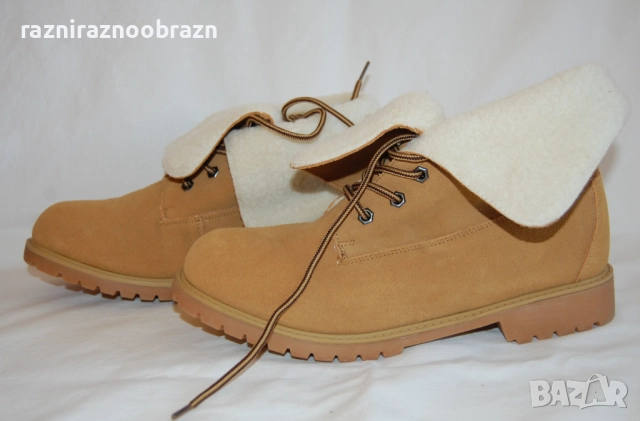 Нови удобни, стабилни  и топли унисекс зимни обувки №41, снимка 2 - Мъжки боти - 52794021