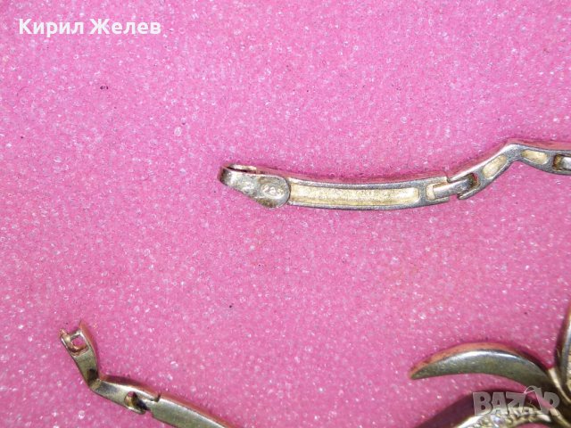 ФЛОРАЛНО СРЕБЪРНО КОЛИЕ СРЕБРО 925 с ЦИКОНИ ЧАСТ от КОМПЛЕКТ с НУЖДА от РЕМОНТ РЕСТАВРАЦИЯ! 41925, снимка 17 - Колиета, медальони, синджири - 44394281
