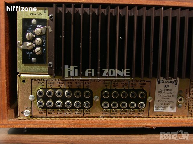 РЕСИВЪР  Fisher 304 , снимка 7 - Ресийвъри, усилватели, смесителни пултове - 33987235