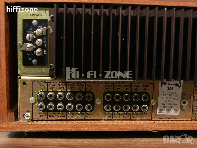Ресивър  Fisher 304 , снимка 7 - Ресийвъри, усилватели, смесителни пултове - 54053712