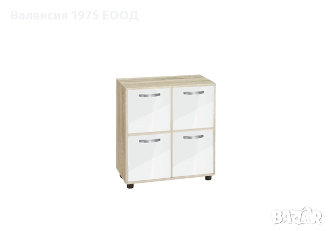 Етажерка Кубо 4 с три или четири вратички гланц, снимка 10 - Етажерки - 46451864