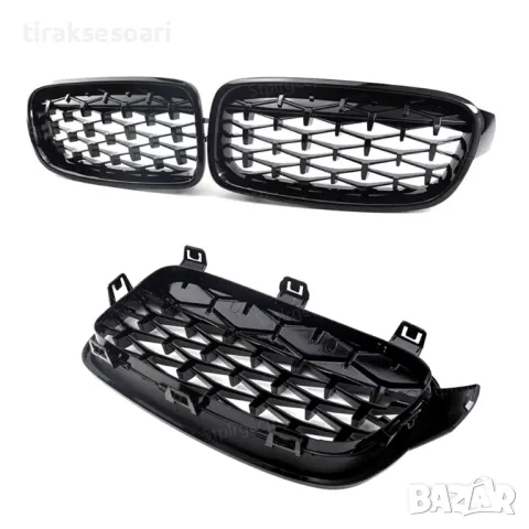 Бъбреци с Diamond style черен лак за BMW Серия 3 F30 F31, снимка 3 - Аксесоари и консумативи - 48306734