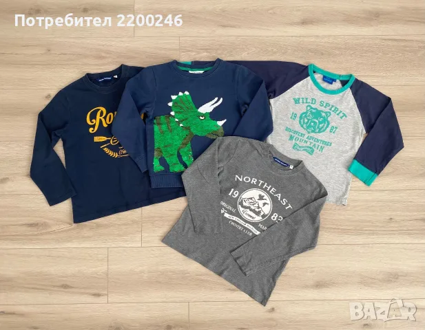 Лот детски дрехи 122, 128, снимка 3 - Детски Блузи и туники - 56287671
