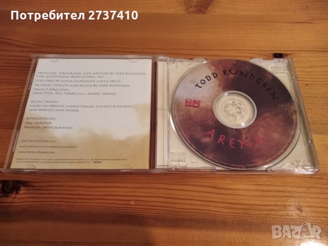 TODD RUNDGREN - ARENA 7лв матричен диск, снимка 3 - CD дискове - 30633140
