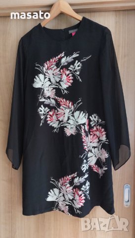 VINCE CAMUTO - черна рокля, снимка 2 - Рокли - 42203859