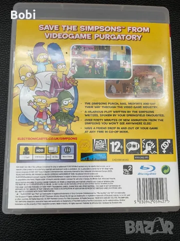 The simpsons ps3 игра, снимка 3 - Игри за PlayStation - 47761429