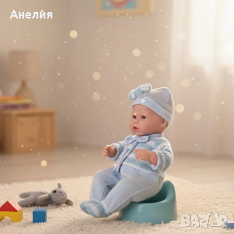 Реалистично бебе с аксесоари 39 см, снимка 3 - Кукли - 52289180