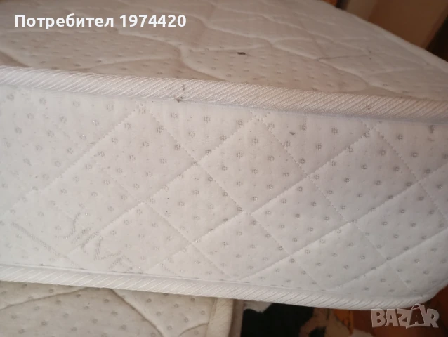 Продавам почти нови два броя дволицеви матрака ТЕД СИЛВЪР и два броя подматрачни рамки със , снимка 4 - Матраци - 50224429