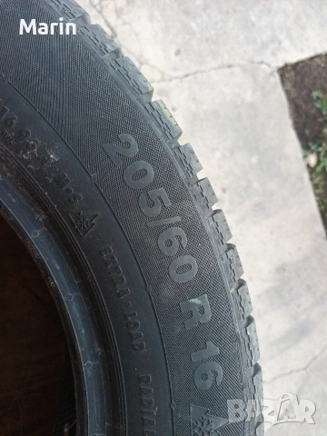 2 бр зимни гуми 205 60 16 , снимка 3 - Гуми и джанти - 53270616