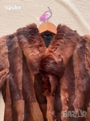 Дълго дамско палто естествено, снимка 7 - Палта, манта - 49356002