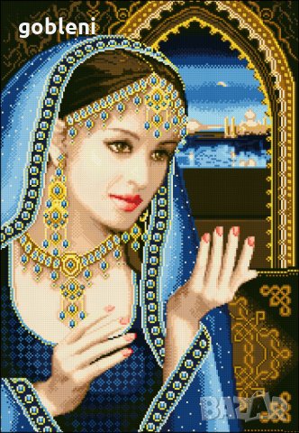 гоблен с ламе "ШЕХЕРЕЗАДА" Д45; 34 цвята, снимка 3 - Гоблени - 31548257