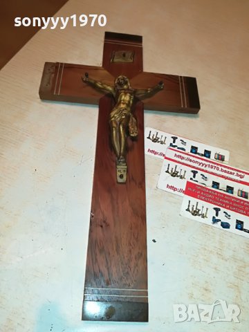 КРЪСТ С ХРИСТОС ОТ ФРАНЦИЯ 1212221403, снимка 14 - Антикварни и старинни предмети - 38984210